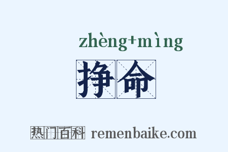 挣命是什么意思的图片